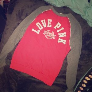 Victoria Secret Pink: crew neck